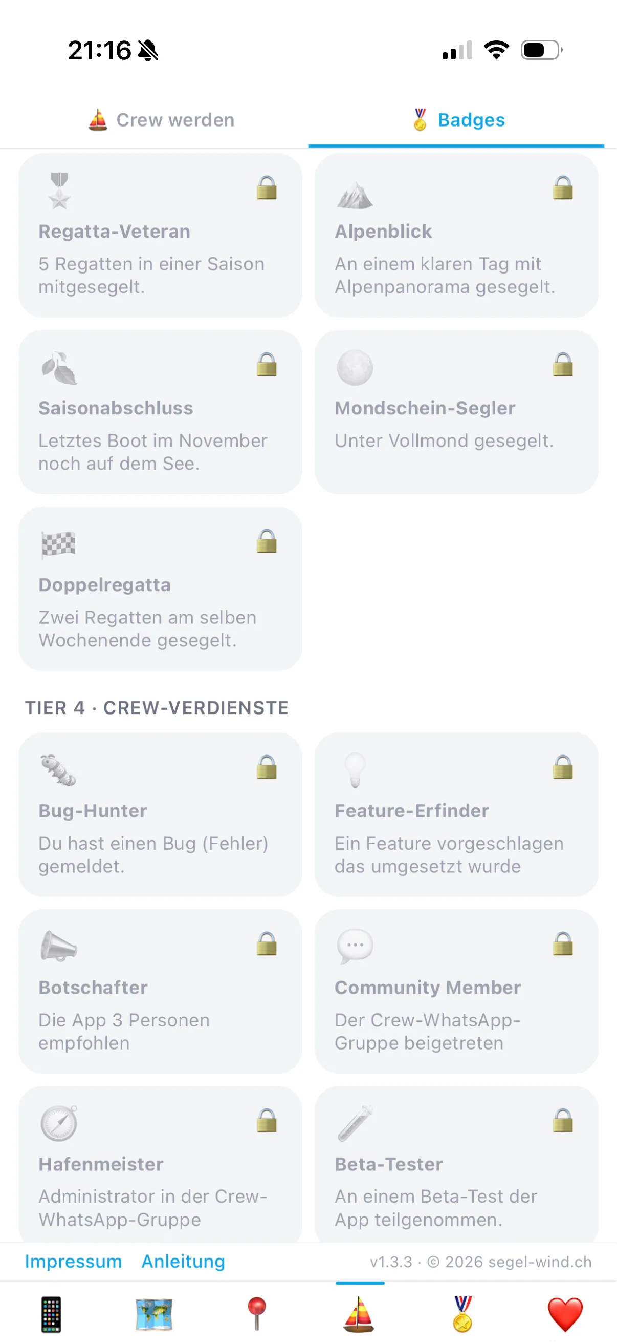 Badge Tiers