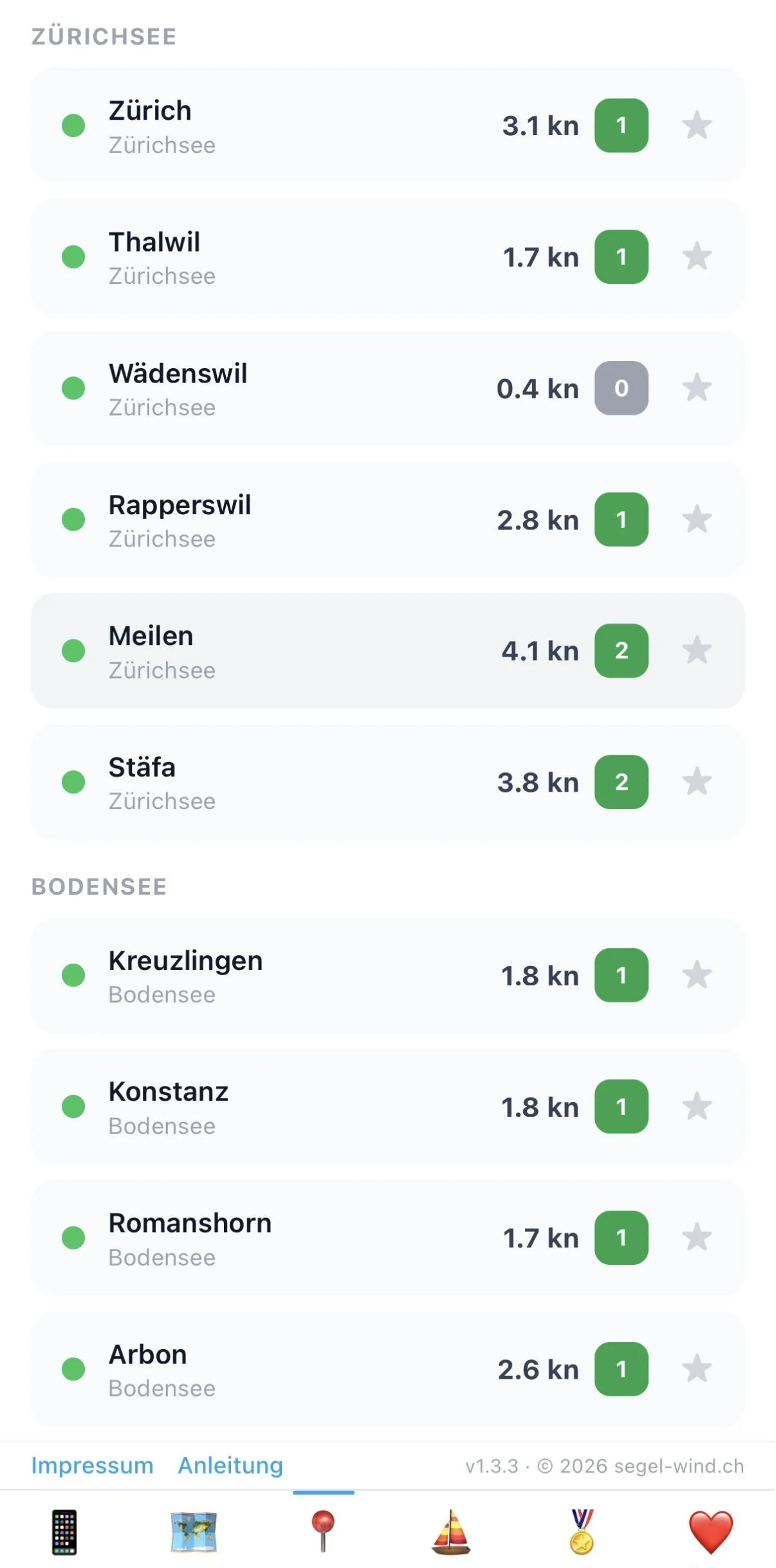 Alle Seen